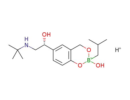 (R)-6-(2-(tert-butylammonio)-1-hydroxyethyl)-2-hydroxy-2-isobutyl-4H-benzo[d][1,3,2]dioxaborinin-2-uide
