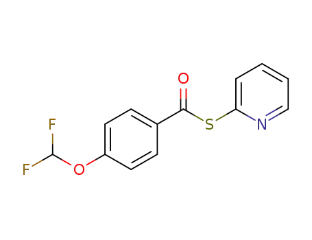 S-pyridin-2-yl 4-(difluoromethoxy)benzothioate