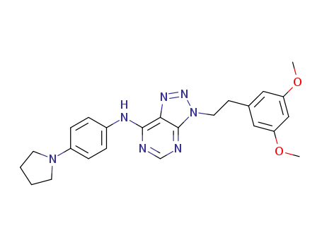 3-(3,5-dimethoxyphenethyl)-N-(4-(pyrrolidin-1-yl)phenyl)-3H-[1,2,3]triazolo[4,5-d]pyrimidin-7-amine