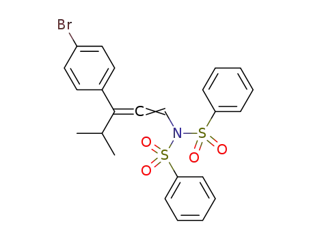 N-(3-(4-bromophenyl)-4-methylpenta-1,2-dien-1-yl)-N-(phenylsulfonyl)benzenesulfonamide