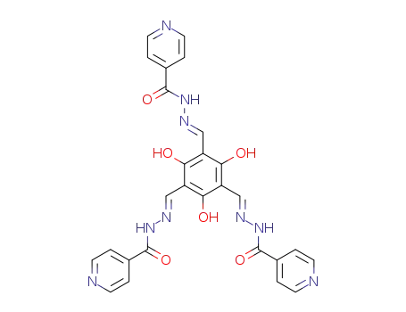 N-[(E)-[2,4,6-trihydroxy-3,5-bis[(E)-(pyridine-4-carbonylhydrazono)methyl]phenyl]methyleneamino]pyridine-4-carboxamide