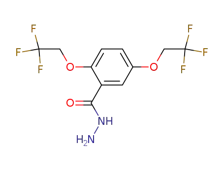 2,5-Bis(2,2,2-trifluoroethoxy)benzoic acidhydrazide 50778-75-1