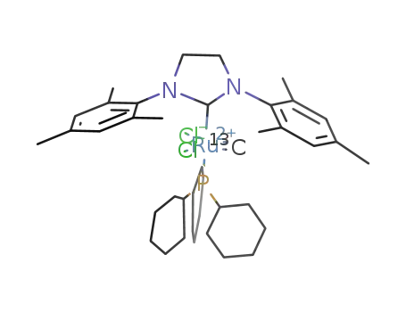 RuCl2(H2IMes)(PCy3)(=13CH2)