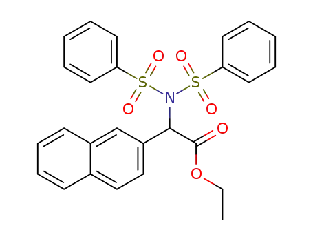 ethyl 2-(naphthalen-2-yl)-2-(N-(phenylsulfonyl)phenylsulfonamido)acetate