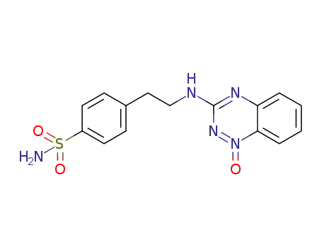 3-(4-sulfamoylphenethylamino)benzo[e][1,2,4]triazine 1-oxide