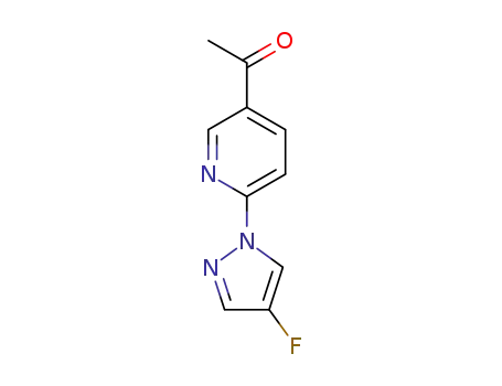 1-(6-(4-fluoro-1H-pyrazol-1-yl)pyridin-3-yl)ethane-1-one