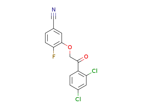 3-(2-(2,4-dichlorophenyl)-2-oxoethoxy)-4-fluorobenzonitrile