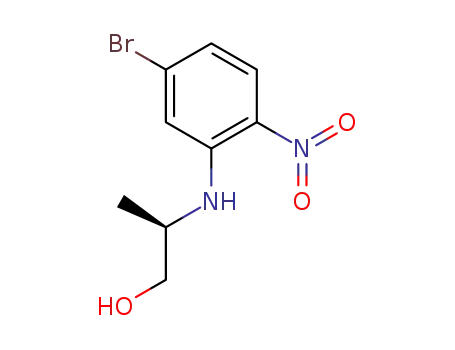 (R)-2-((5-bromo-2-nitrophenyl)amino)propan-1-ol