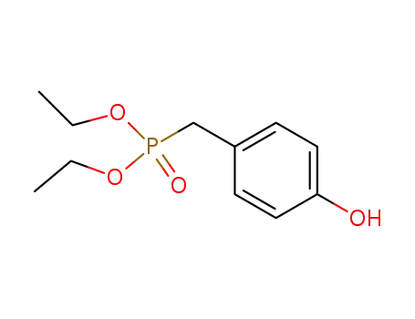 Molecular Structure of 3173-38-4 (Phosphonic acid, [(4-hydroxyphenyl)methyl]-, diethyl ester)