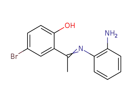 2-{1-[(2-aminophenylimino)ethyl]}-4-bromophenol