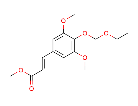 (E)-methyl 3-(4-(ethoxymethoxy)-3,5-dimethoxyphenyl)acrylate