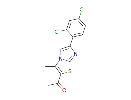 1-(6-(2,4-dichlorophenyl)-3-methylimidazo[2,1-b]thiazol-2-yl)ethanone