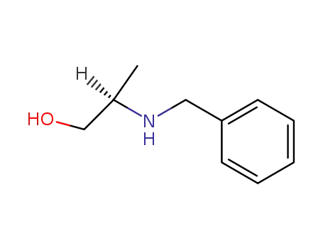 Molecular Structure of 74609-49-7 ((2R)-2-(Benzylamino)propan-1-ol)