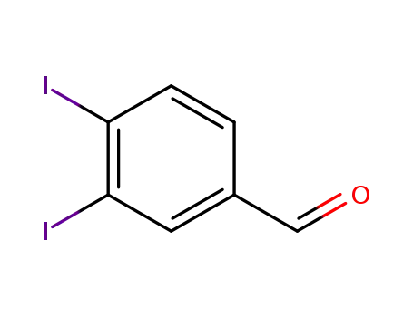 Molecular Structure of 477534-94-4 (3,4-DIIODOBENZALDEHYDE)