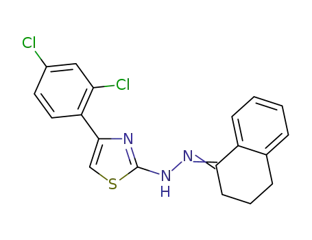 4-(2,4-dichlorophenyl)-2-(2-(3,4-dihydronaphthalen-1(2H)-ylidene)hydrazinyl)thiazole