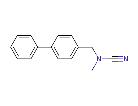 methyl-(4-phenyl-benzyl)-carbamonitrile