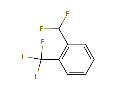 Molecular Structure of 312-95-8 (alpha,alpha,alpha,alpha',alpha'-pentafluoro-o-xylene)