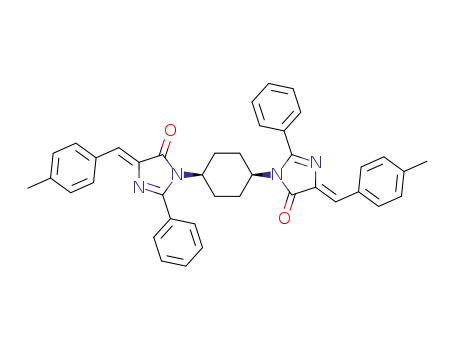 (Z)-3,3'-((1R,4R)-cyclohexane-1,4-diyl)bis[5-((Z)-4-methylbenzylidene)-2-phenyl-3,5-dihydro-4H-imidazol-4-one]