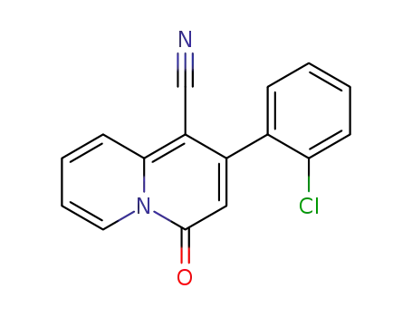 2-(2-chlorophenyl)-4-oxo-4H-quinolizine-1-carbonitrile