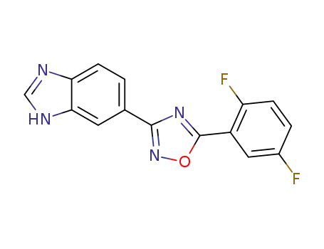 3-(1H-benzo[d]imidazol-6-yl)-5-(2,5-difluorophenyl)-1,2,4-oxadiazol
