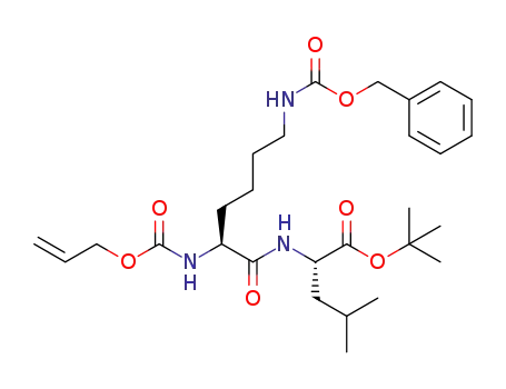 tert-butyl Nα-(allyloxy)carbonyl-Nε-(benzyloxycarbonyl)-L-Lysyl-L-Leucinate