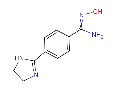 4-(4,5-dihydro-1H-imidazol-2-yl)-N'-hydroxybenzimidamide