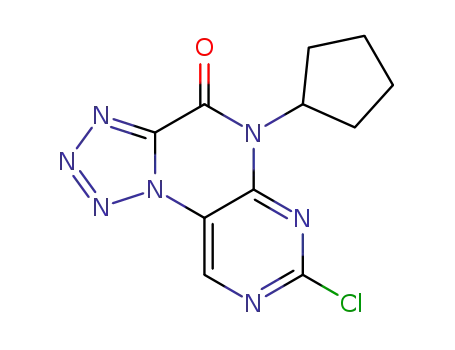 7-chloro-5-cyclopentyl-tetrazolo[4,3-f]pteridin-4(5H)-one