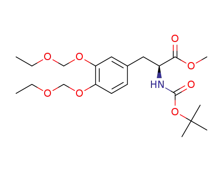 (S)-methyl 3-(3,4-bis(ethoxymethoxy)phenyl)-2-((tertbutoxycarbonyl)amino)propanoate