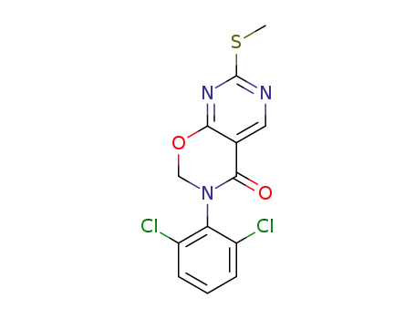 3-(2,6-dichlorophenyl)-7-methylsulfanyl-2H-pyrimido[5,4-e][1,3]oxazin-4-one