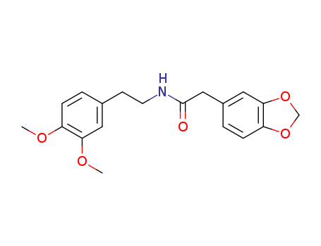 1,3-Benzodioxole-5-acetamide,N-[2-(3,4-dimethoxyphenyl)ethyl]-
