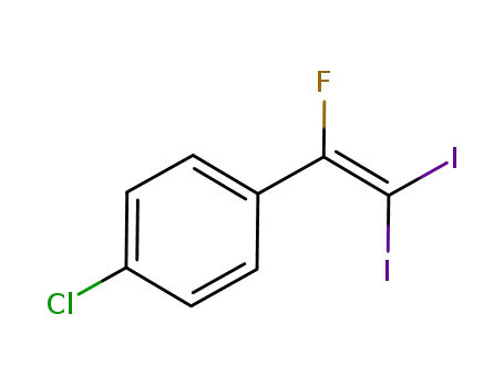 1-chloro-4-(1-fluoro-2,2-diiodovinyl)benzene