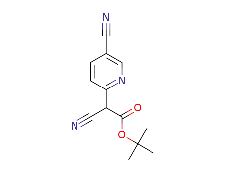 tert-butyl 2-cyano-2-(5-cyanopyridin-2-yl)acetate