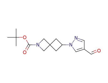 tert-butyl 6-(3-formylpyrazol-1-yl)-2-azaspiro[3.3]heptane-2-carboxylate