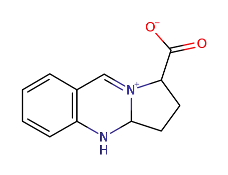 1-carboxy-2,3,3a,4-tetrahydro-1H-pyrrolo[2,1-b]quinazolinylium betaine