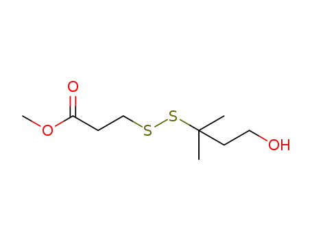methyl 3-((4-hydroxy-2-methylbutan-2-yl)disulfanyl)propanoate
