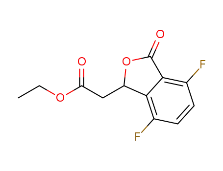 ethyl 2-(4,7-difluoro-3-oxo-1,3-dihydroisobenzofuran-1-yl)acetate