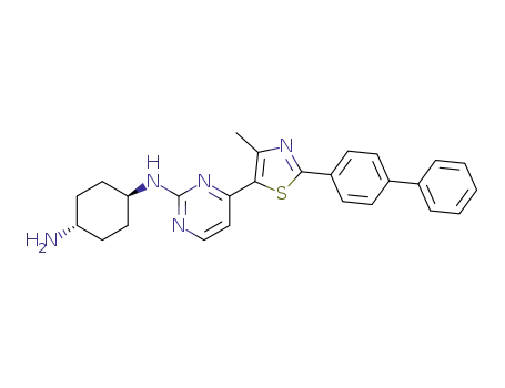 N-{4-[2-((1,1'-biphenyl)-4-yl)-4-methylthiazol-5-yl]-pyrimidin-2-yl}cyclohexane-trans-1,4-diamine