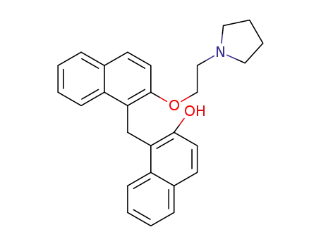 1-((2-(2-(pyrrolidin-1-yl)ethoxy)naphthalen-1-yl)methyl)naphthalen-2-ol