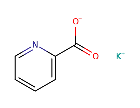 Molecular Structure of 25108-36-5 (potassium pyridine-2-carboxylate)