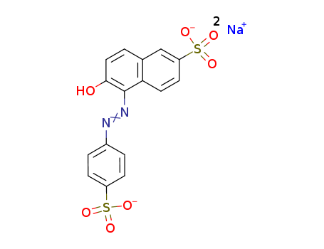 2-Naphthalenesulfonicacid, 6-hydroxy-5-[2-(4-sulfophenyl)diazenyl]-, sodium salt (1:2)(2783-94-0)
