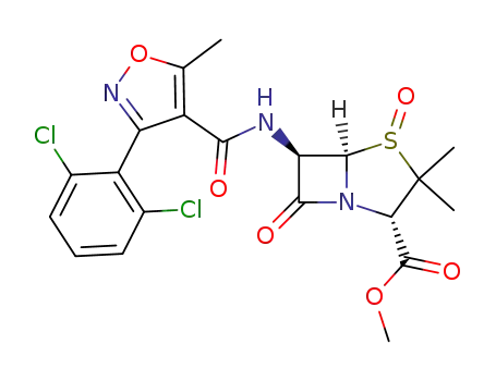 Dicloxacillin S-sulphoxide methylester