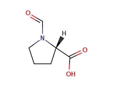 Molecular Structure of 13200-83-4 (1-formyl-L-proline)