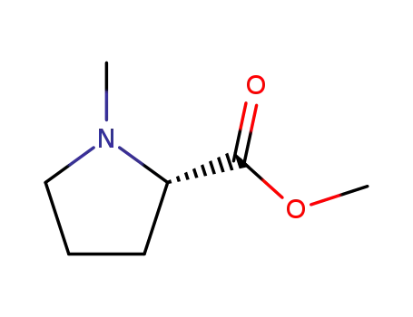 Molecular Structure of 27957-91-1 (1-Methyl-L-proline methyl ester)