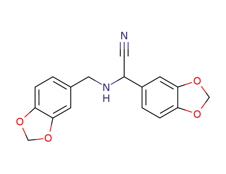 α-[(1,3-benzodioxol-5-ylmethyl)amino]-1,3-benzodioxol-5-acetonitrile