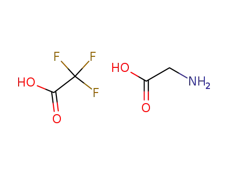Molecular Structure of 677-30-5 (Glycine, trifluoroacetate)
