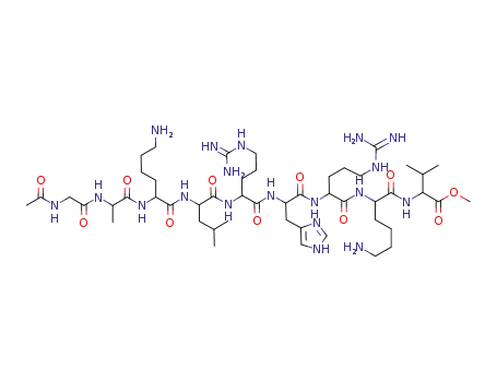 acetylglycyl-alanyl-lysyl-leucyl-arginyl-histidyl-arginyl-lysyl-valylmethyl ester