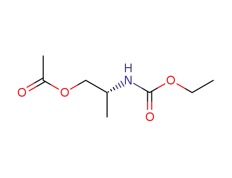 Molecular Structure of 110418-28-5 (Carbamic acid, [2-(acetyloxy)-1-methylethyl]-, ethyl ester, (R)-)
