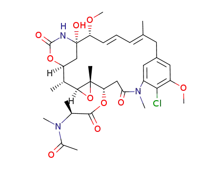 [(1S,2R,3S,5R,6S,16E,18E,20R,21S)-11-Chloro-21-hydroxy-12,20-dimethoxy-2,5,9,16-tetramethyl-8,23-dioxo-4,24-dioxa-9,22-diazatetracyclo[19.3.1.110,14.03,5]hexacosa-10,12,14(26),16,18-pentaen-6-yl] (2S)-2-[acetyl(methyl)amino]propanoate