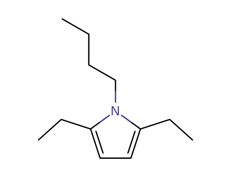 Molecular Structure of 123147-21-7 (2,5-DIETHYL-1-BUTYLPYRROLE)