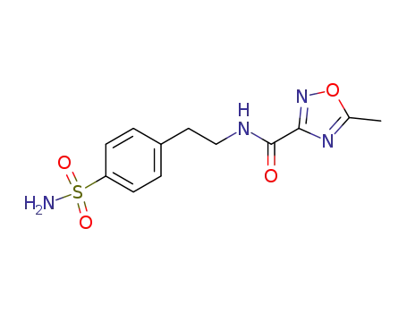 p-[β-(5-methyl-1,2,4-oxadiazole-3-carbonylamino)ethyl]-benzenesulfonamide